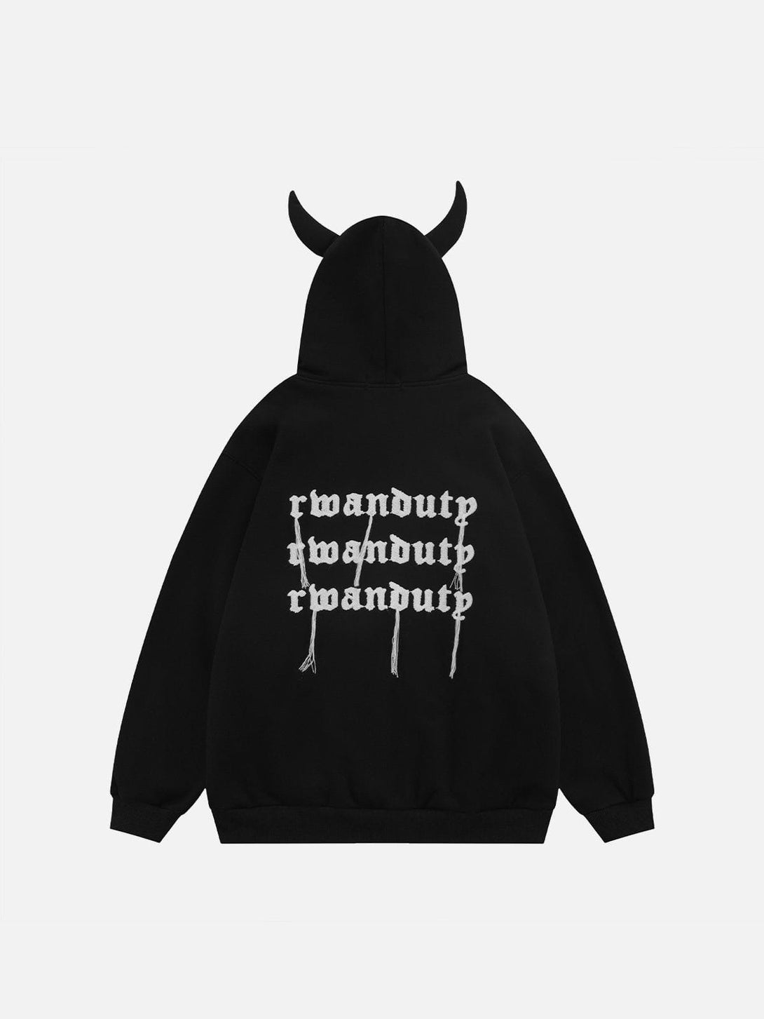 Helmiss - Letter Devil Head Hoodie- Streetwear Fashion - helmiss.com