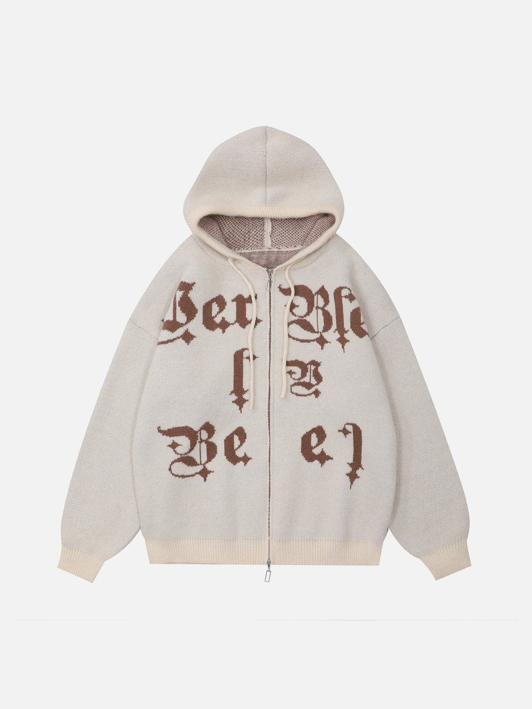 Helmiss - Letter Embroidery Hoodie- Streetwear Fashion - helmiss.com