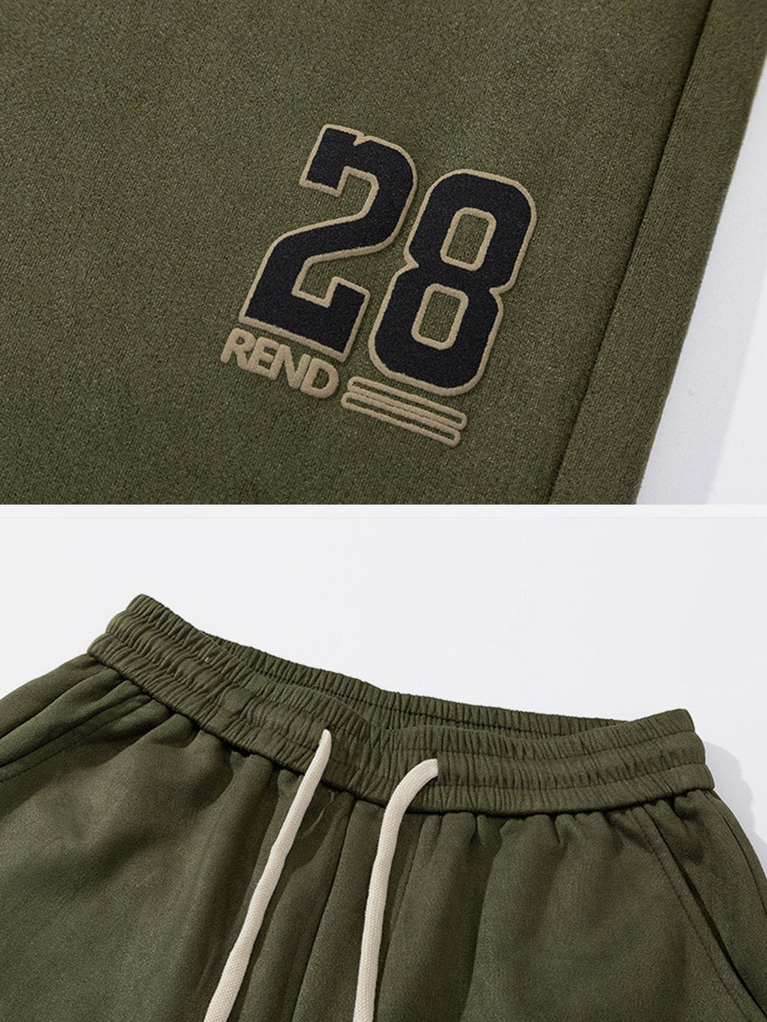 Helmiss - Letter Print Drawstring Pants- Streetwear Fashion - helmiss.com