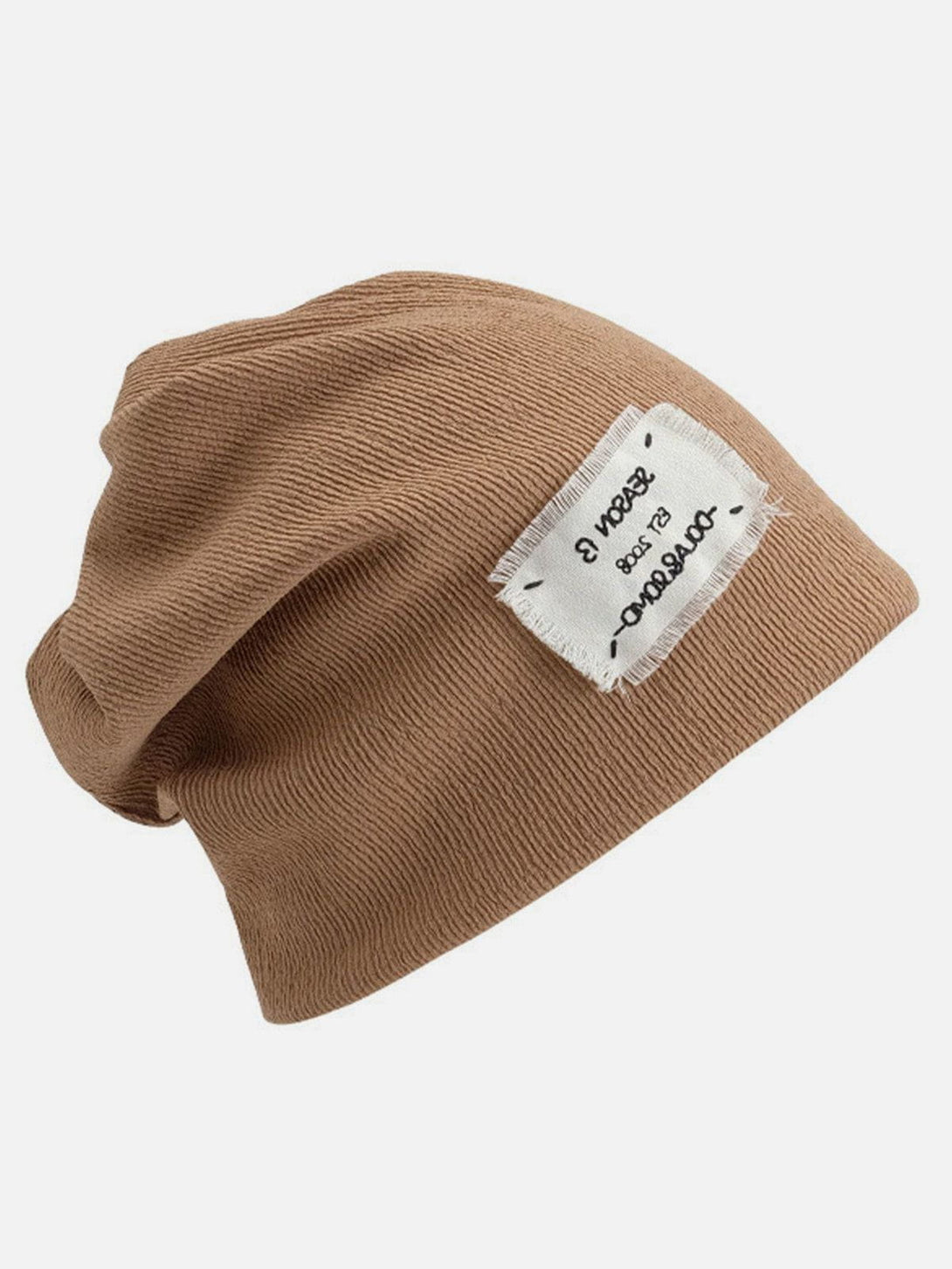 Helmiss - Letter Square Knitted Pile Cap- Streetwear Fashion - helmiss.com