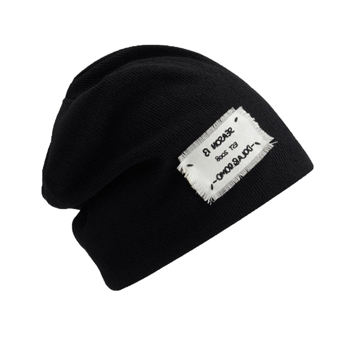 Helmiss - Letter Square Knitted Pile Cap- Streetwear Fashion - helmiss.com