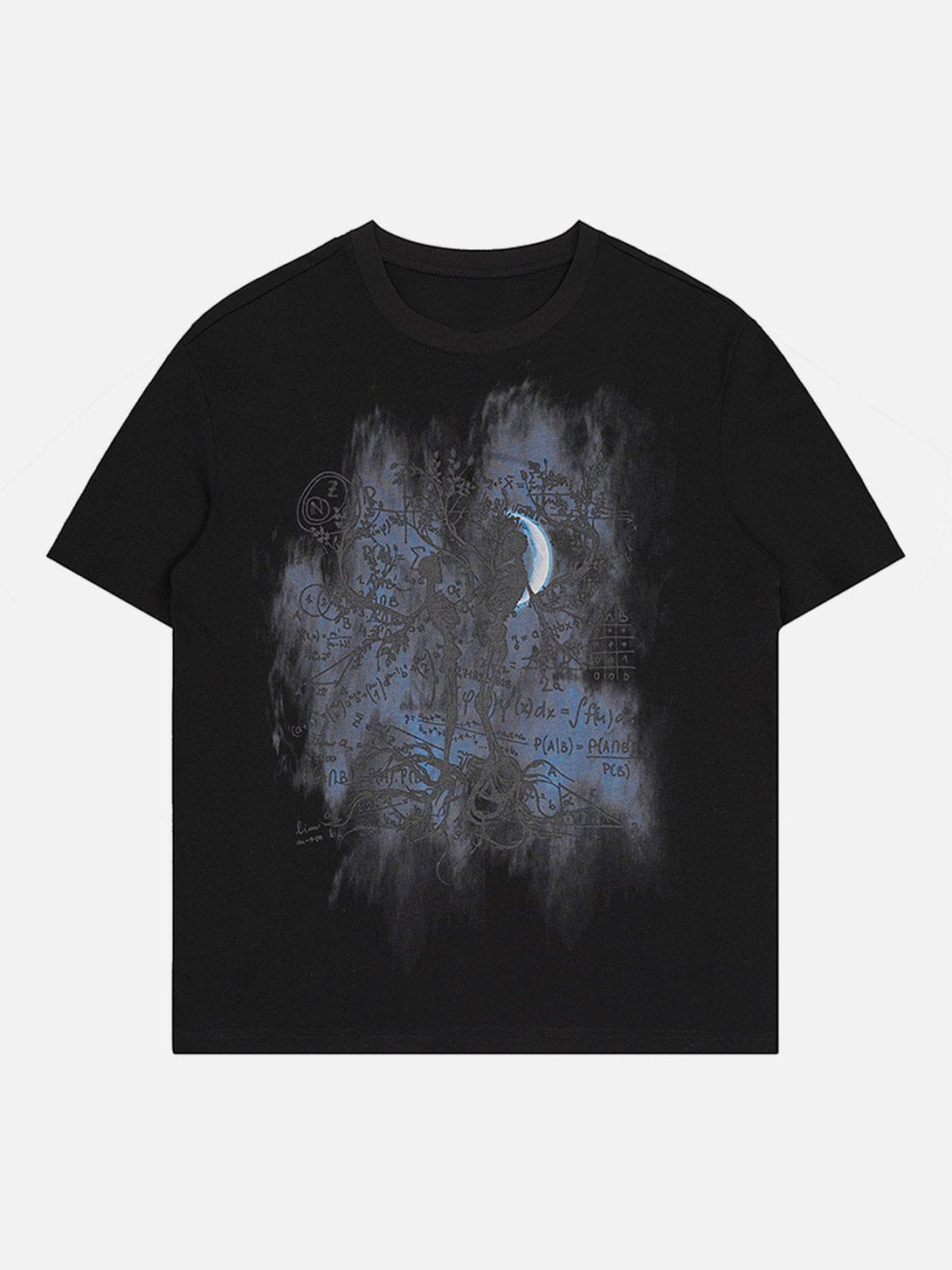 Helmiss - Line Skeleton Graphic Tee- Streetwear Fashion - helmiss.com