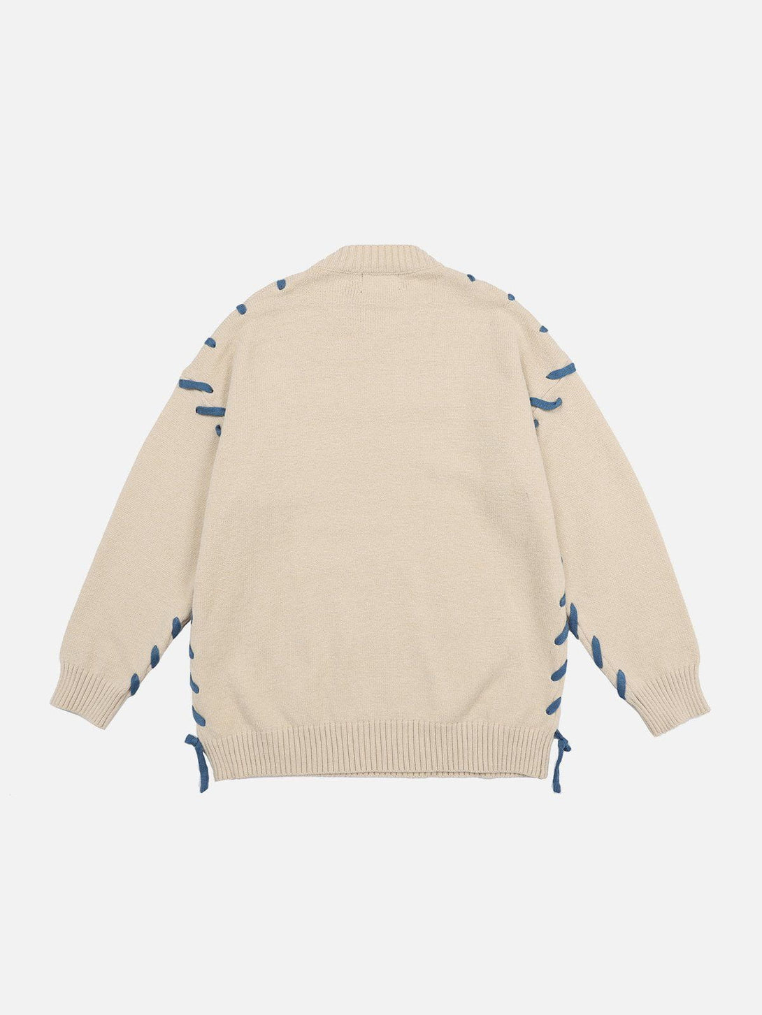 Helmiss - Line Splicing Sweater- Streetwear Fashion - helmiss.com