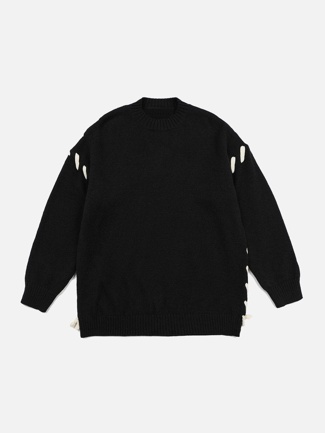 Helmiss - Line Splicing Sweater- Streetwear Fashion - helmiss.com