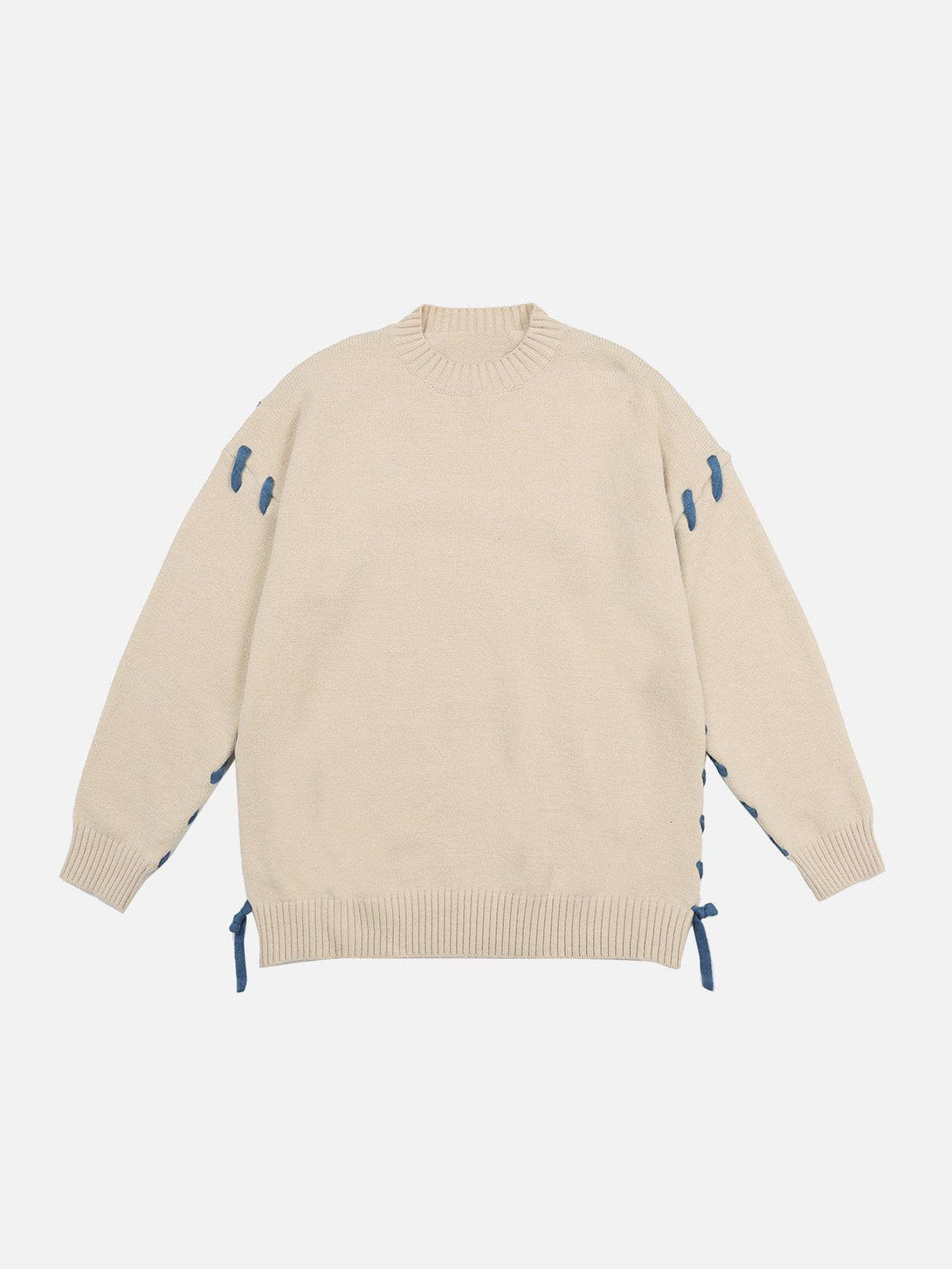 Helmiss - Line Splicing Sweater- Streetwear Fashion - helmiss.com