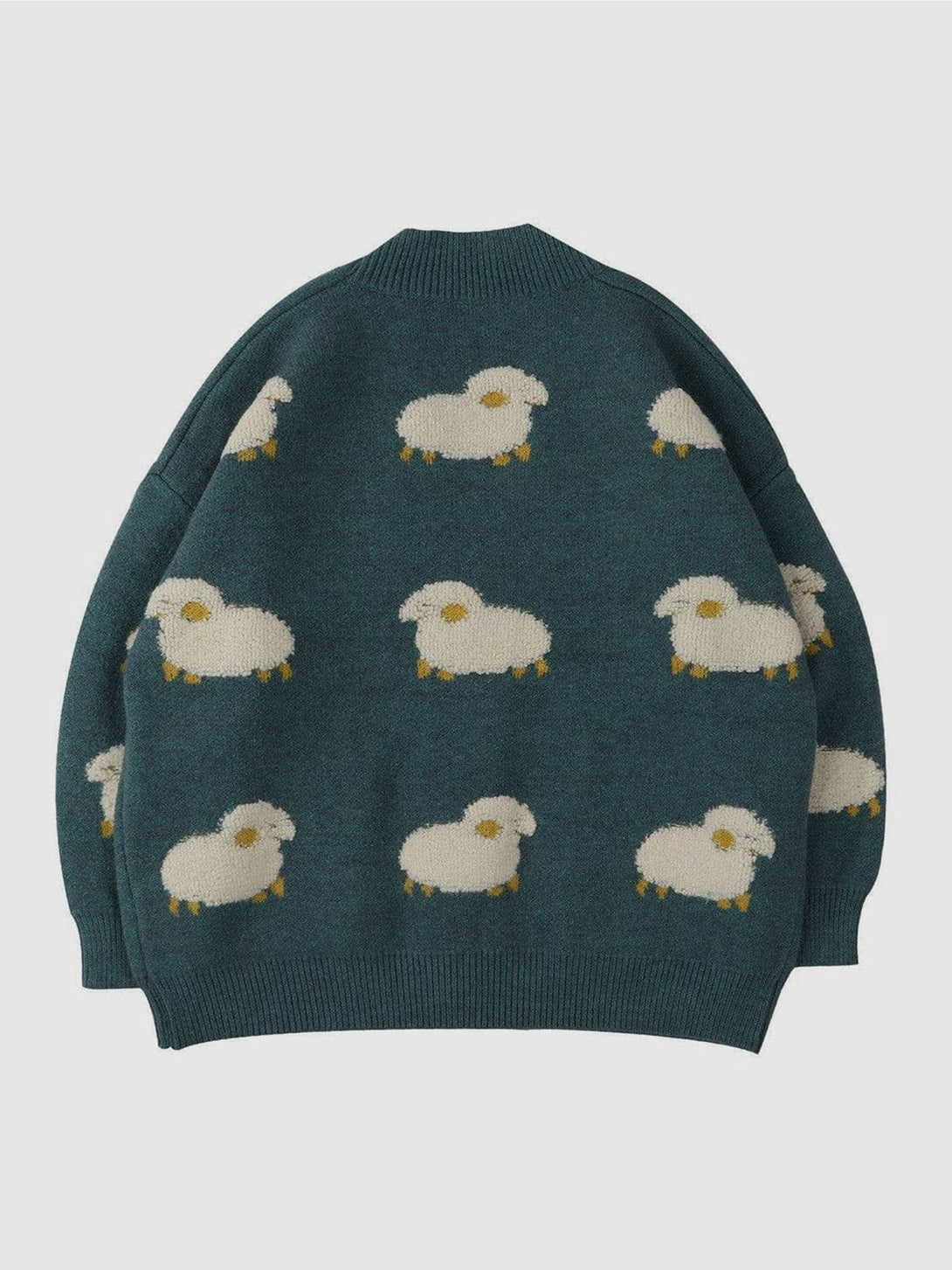 Helmiss - Little Lamb Knit Cardigan- Streetwear Fashion - helmiss.com