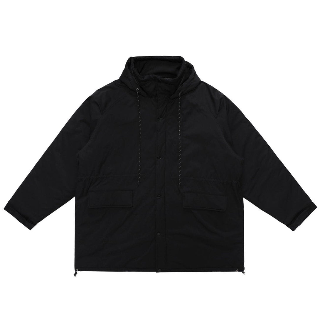 Helmiss - Mid-length Multi-Pocket with Hood Winter Coat- Streetwear Fashion - helmiss.com