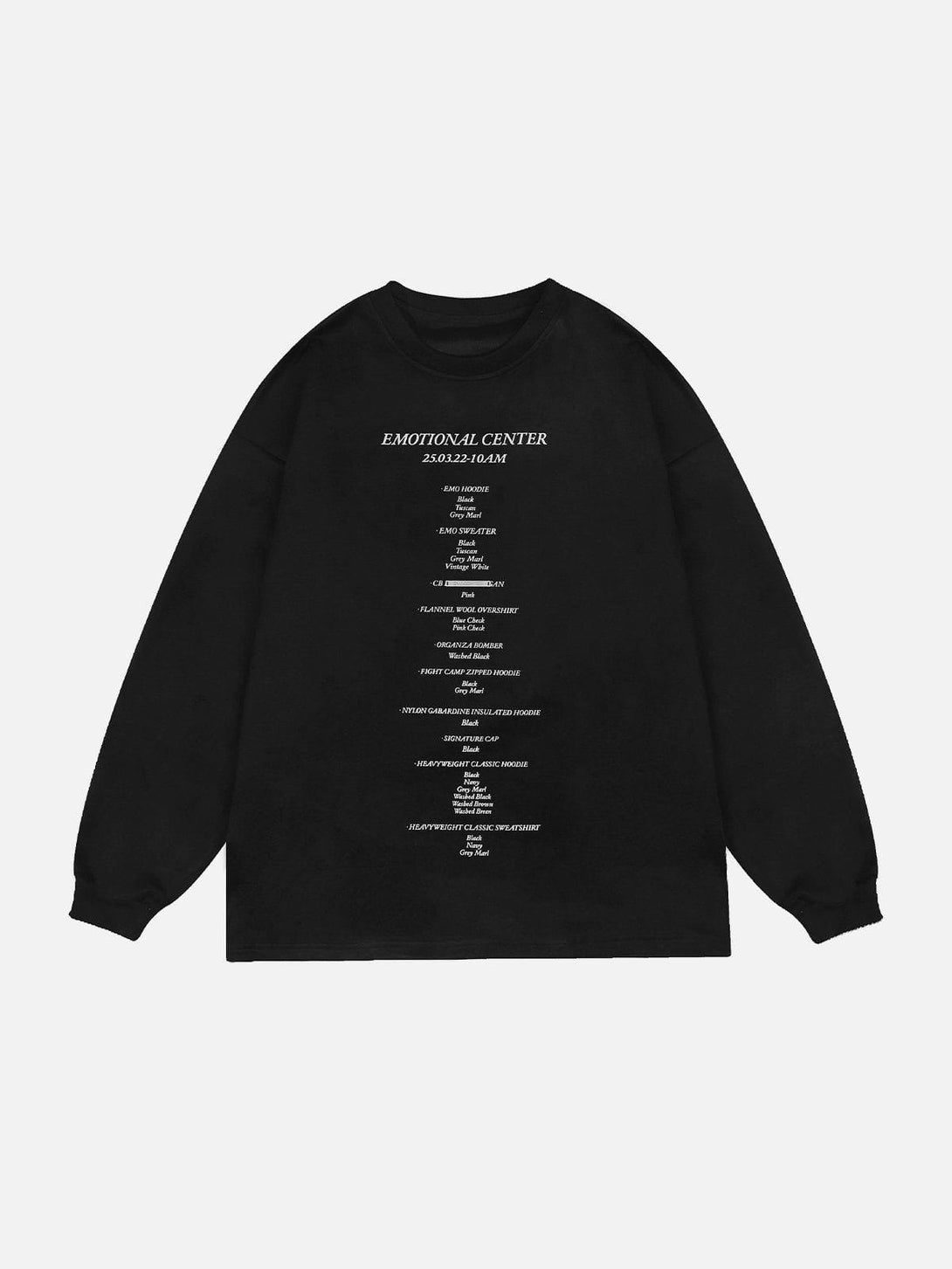 Helmiss - Minimalist Printed Suede Sweatshirt- Streetwear Fashion - helmiss.com