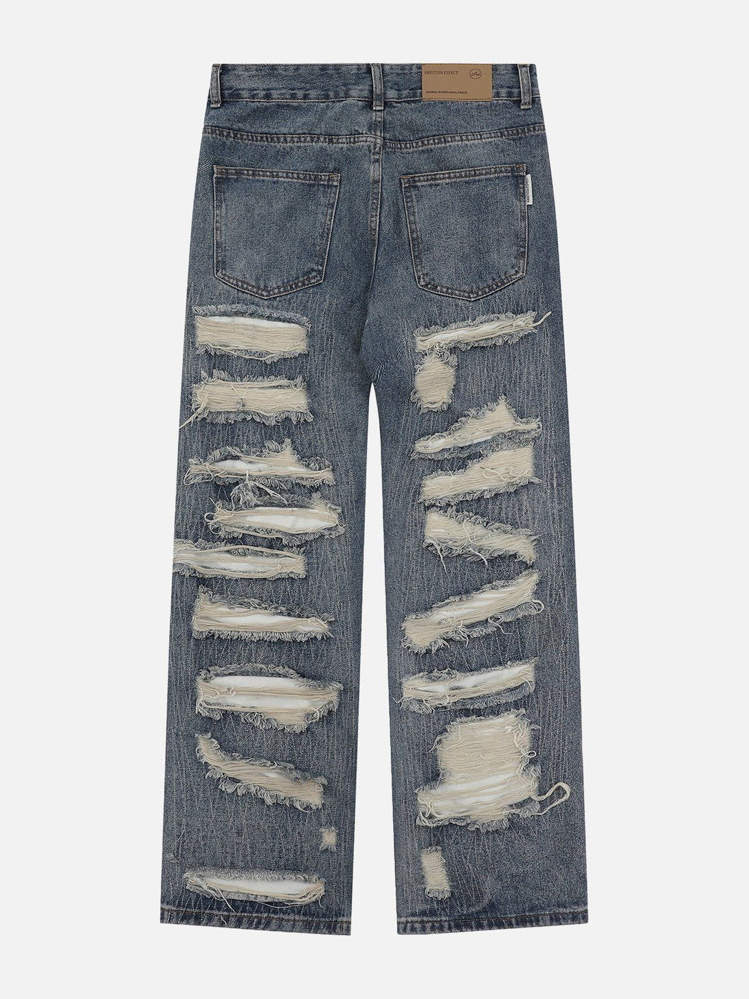 Helmiss - Multi Hole Jeans- Streetwear Fashion - helmiss.com