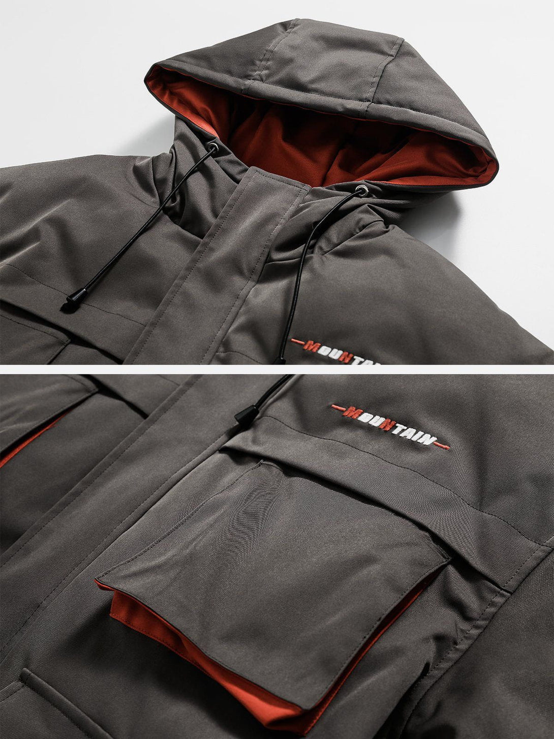 Helmiss - Multi-Pocket Hood Outdoor Winter Coat- Streetwear Fashion - helmiss.com