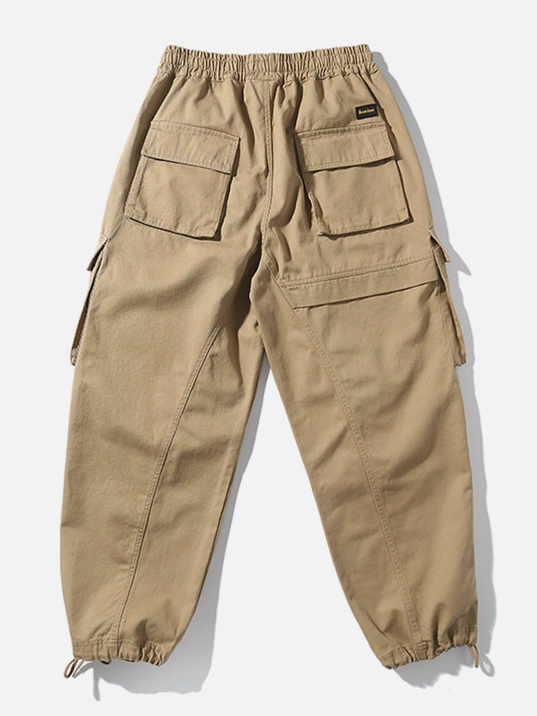 Helmiss - Multi-Pocket Solid Pants- Streetwear Fashion - helmiss.com