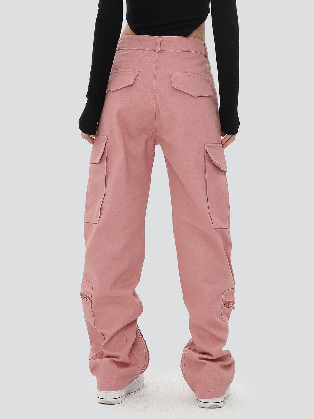 Helmiss - Multi-Pocket Split Pants- Streetwear Fashion - helmiss.com