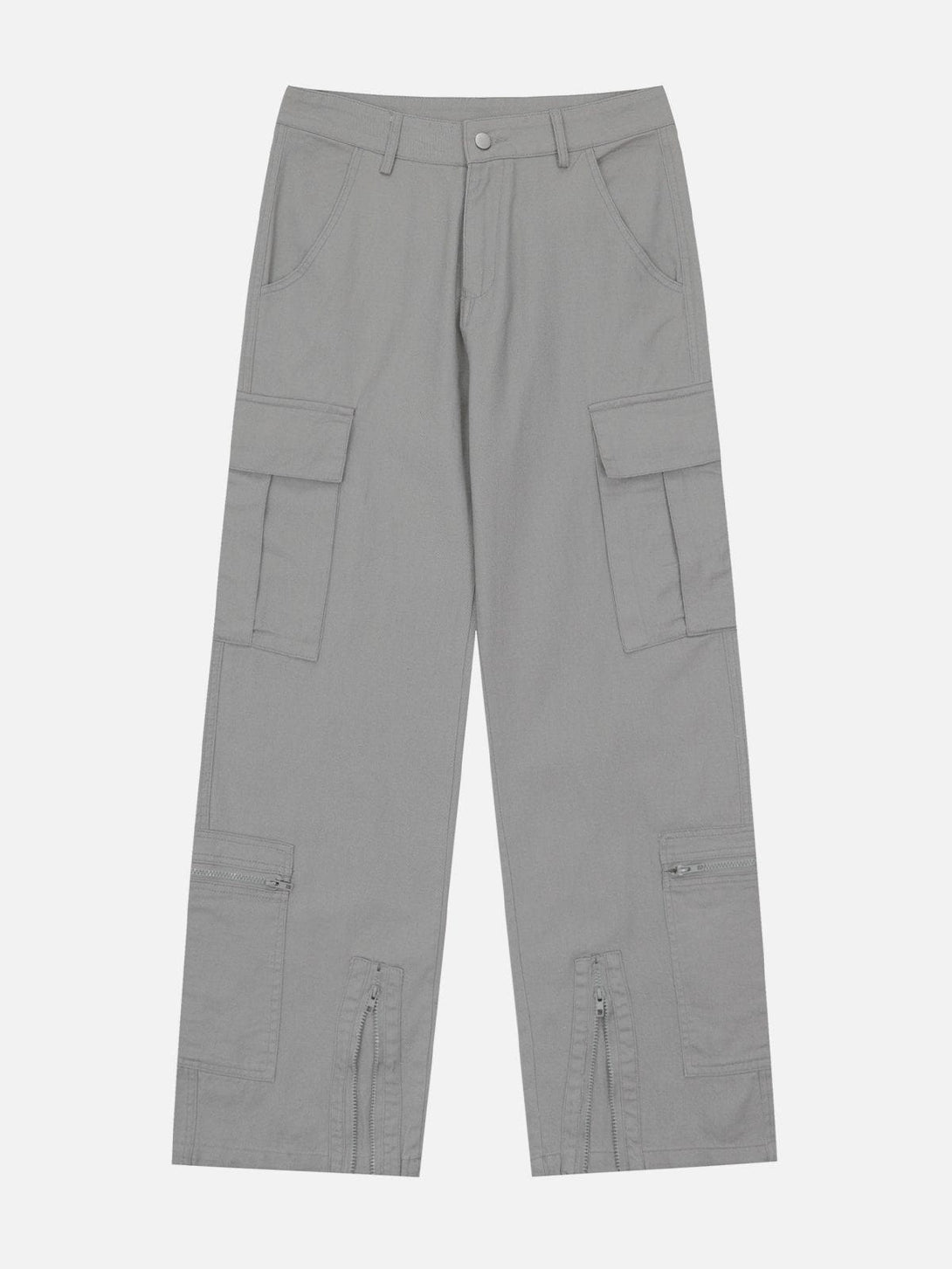 Helmiss - Multi-Pocket Split Pants- Streetwear Fashion - helmiss.com