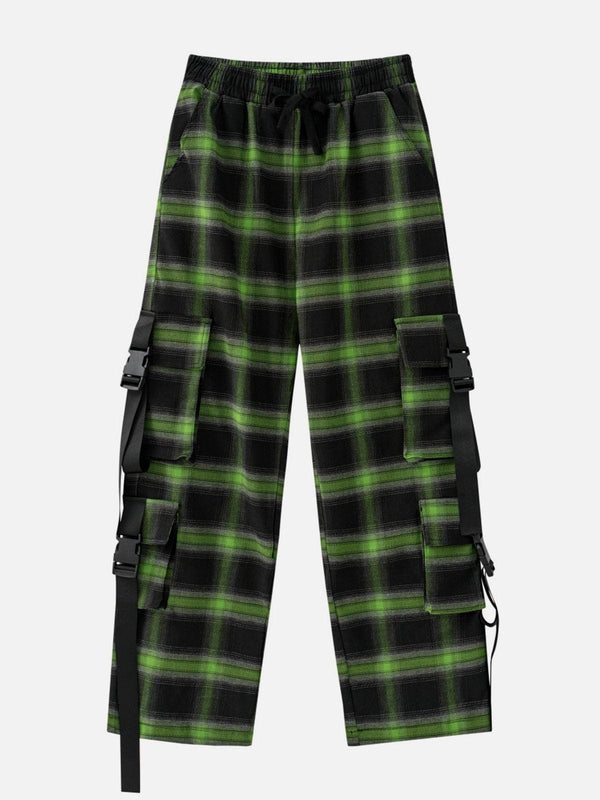 Helmiss - Multi-Pocket Streamer Pants- Streetwear Fashion - helmiss.com