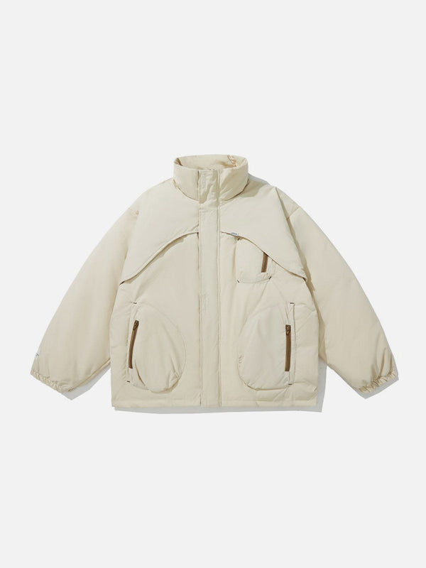 Helmiss - Multi Pockets Winter Coat- Streetwear Fashion - helmiss.com