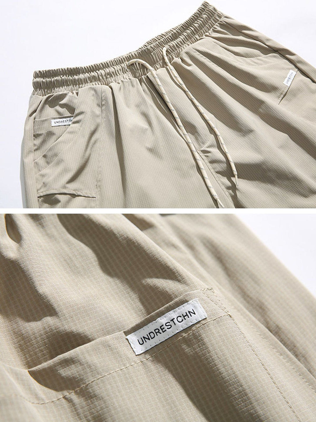 Helmiss - Multi-pocket Label Shorts- Streetwear Fashion - helmiss.com