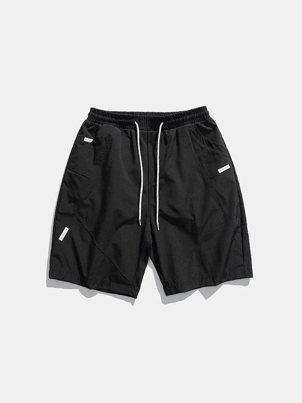 Helmiss - Multi-pocket Label Shorts- Streetwear Fashion - helmiss.com