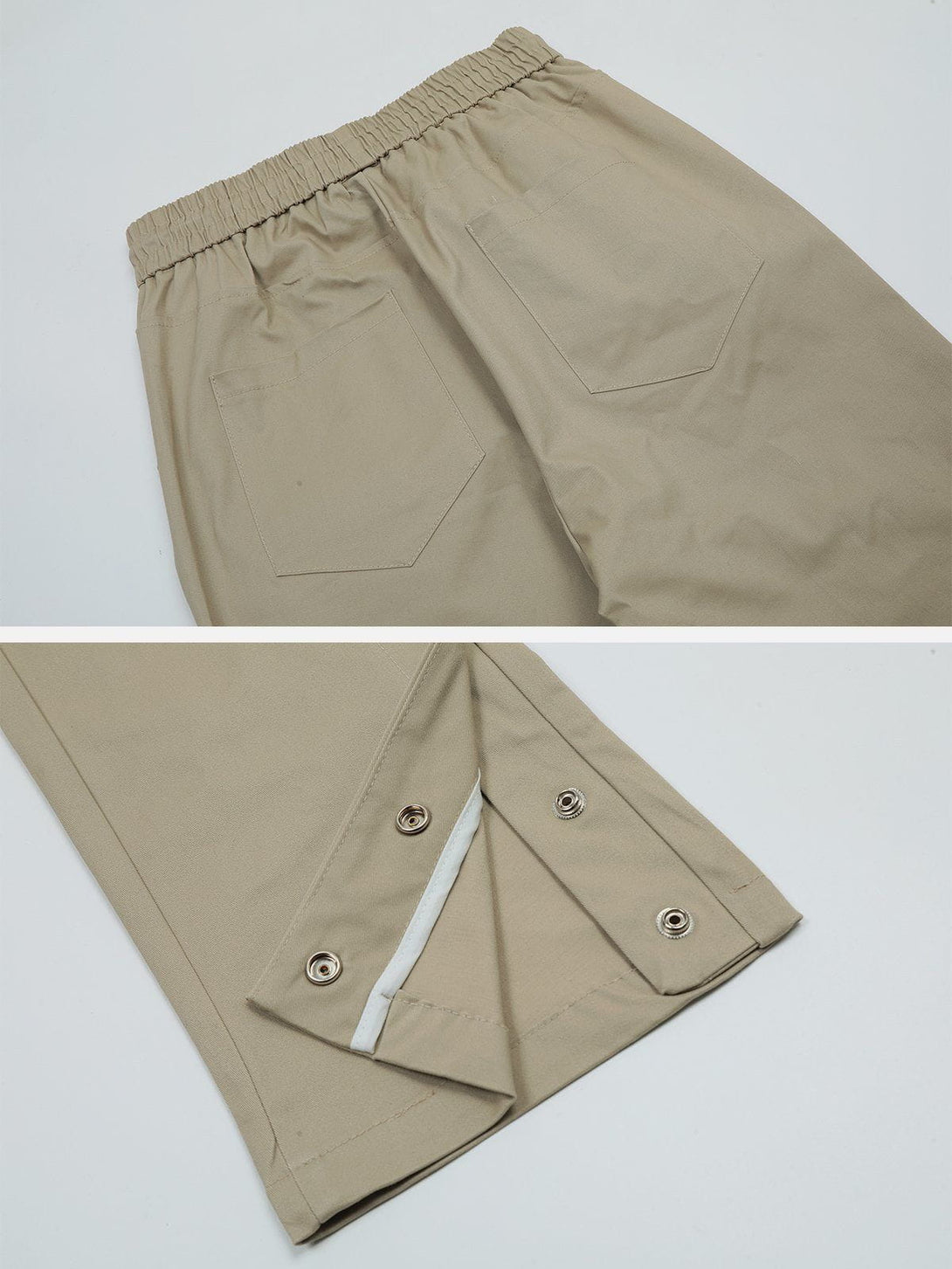 Helmiss - Multiple Pockets Cargo Pants- Streetwear Fashion - helmiss.com