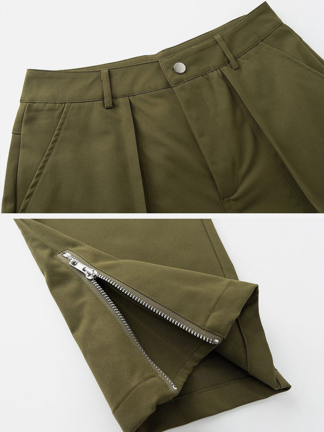 Helmiss - Multiple Pockets Zipper Cargo Pants- Streetwear Fashion - helmiss.com