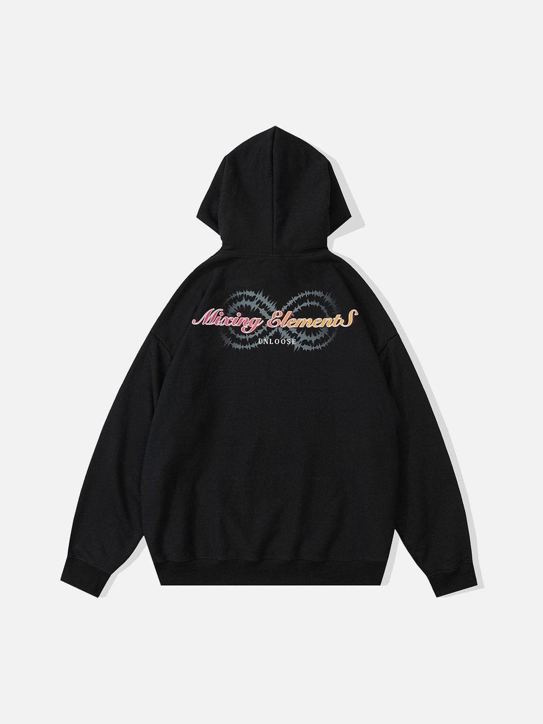 Helmiss - Neon Garden Print Hoodie- Streetwear Fashion - helmiss.com