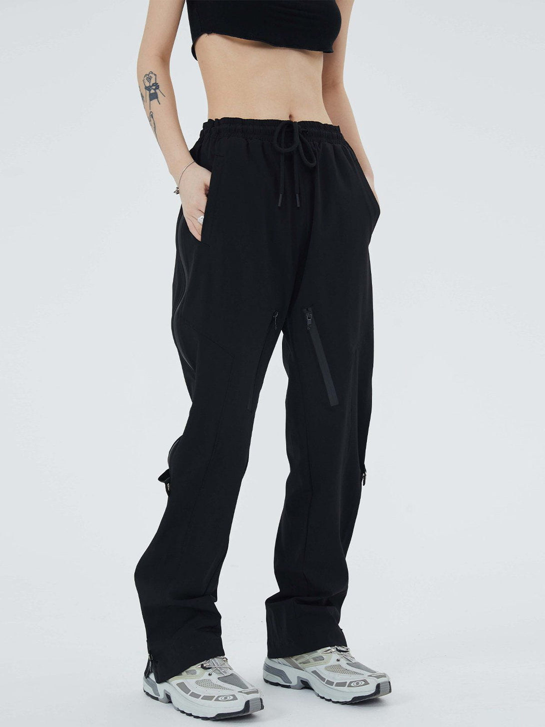 Helmiss - Outdoor Functional Side Zip Pants- Streetwear Fashion - helmiss.com