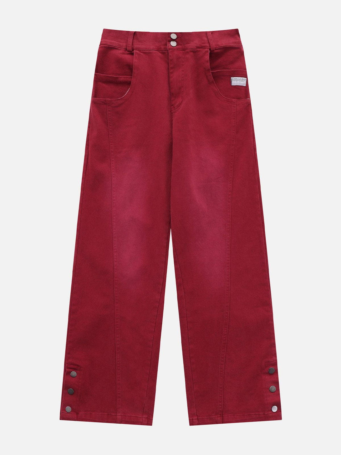 Helmiss - Pant Leg Openings Jeans- Streetwear Fashion - helmiss.com