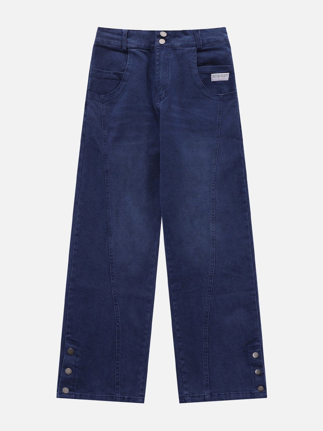 Helmiss - Pant Leg Openings Jeans- Streetwear Fashion - helmiss.com