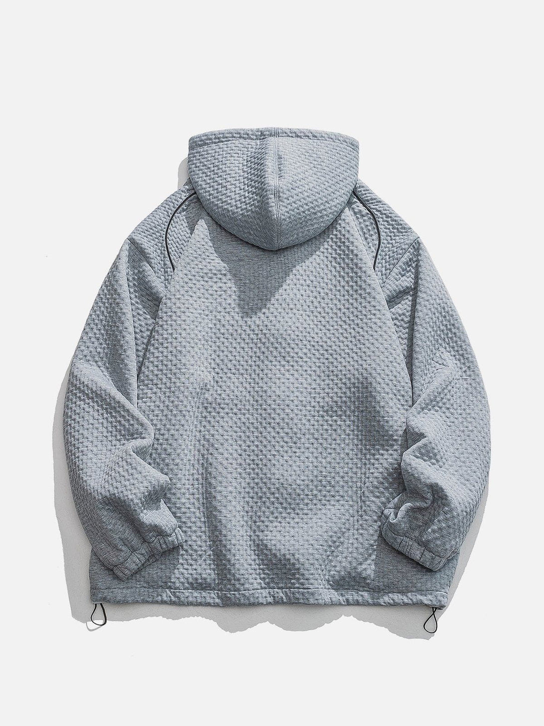 Helmiss - Patch Pocket Solid Zip Hoodie- Streetwear Fashion - helmiss.com