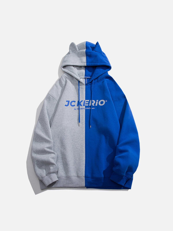 Helmiss - Patchwork Clash Hoodie- Streetwear Fashion - helmiss.com