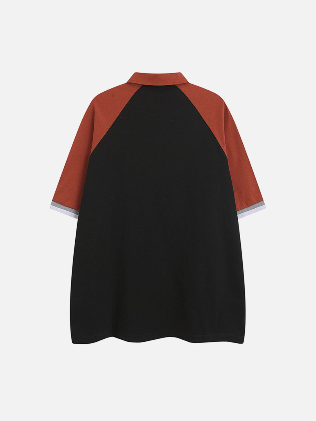 Helmiss - Patchwork Clash Polo Collar Tee- Streetwear Fashion - helmiss.com