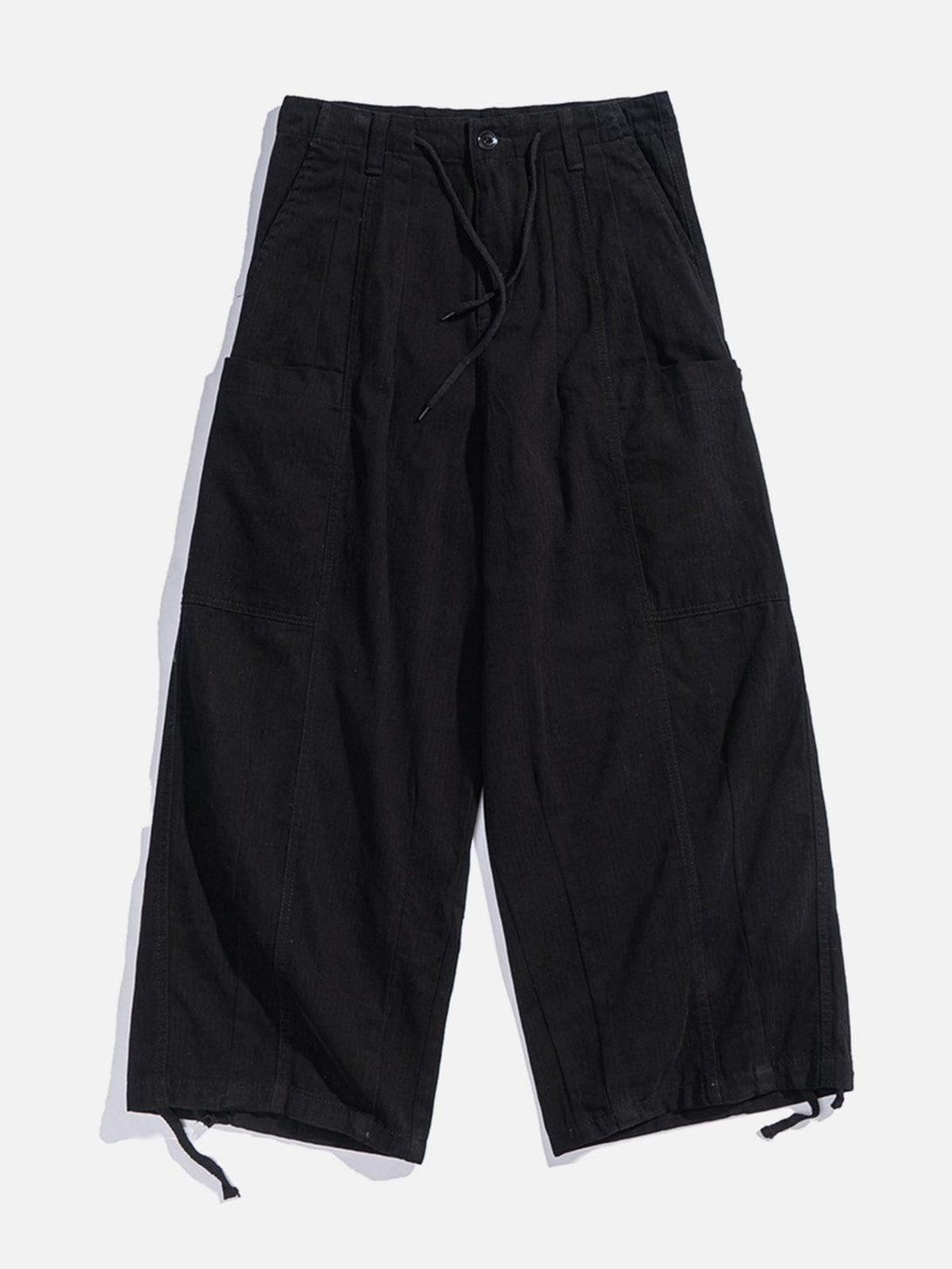 Helmiss - Patchwork Drawstring Pants- Streetwear Fashion - helmiss.com