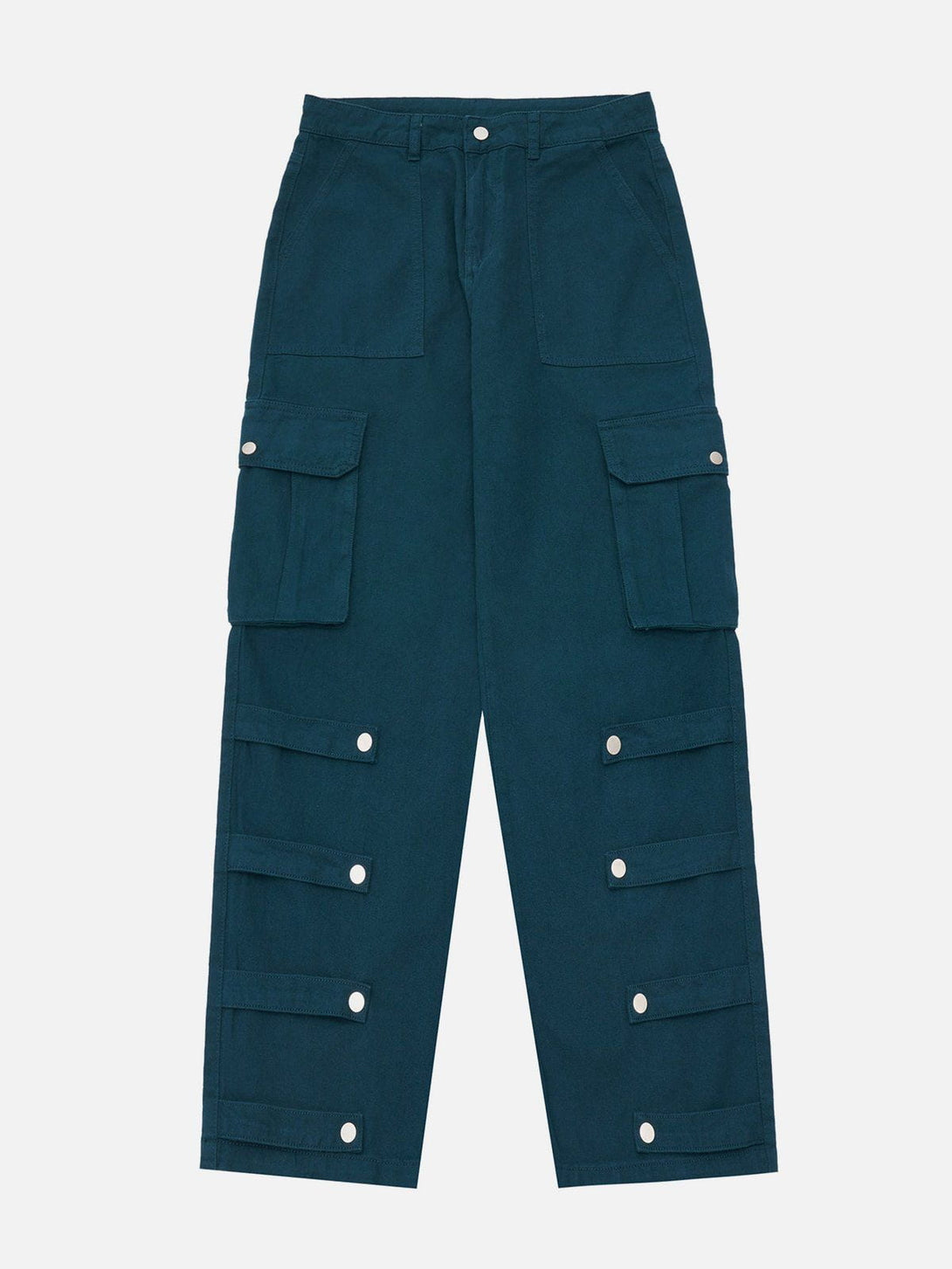 Helmiss - Patchwork Pockets with Flap Pants- Streetwear Fashion - helmiss.com