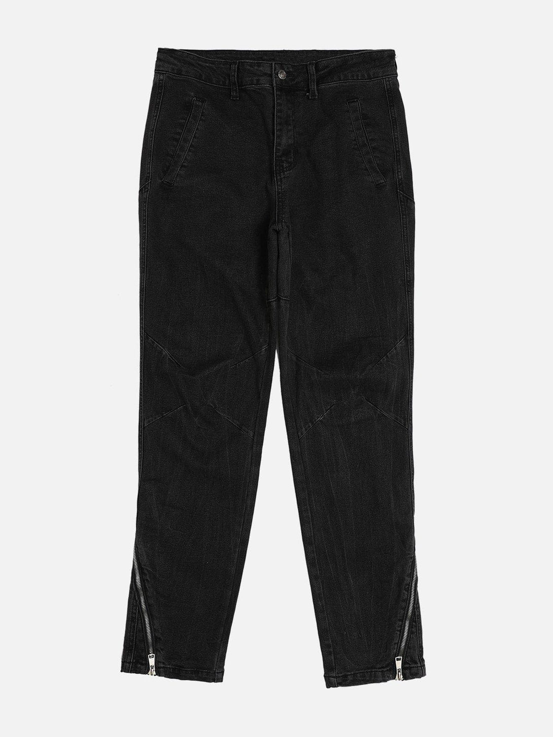 Helmiss - Patchwork Split Jeans- Streetwear Fashion - helmiss.com