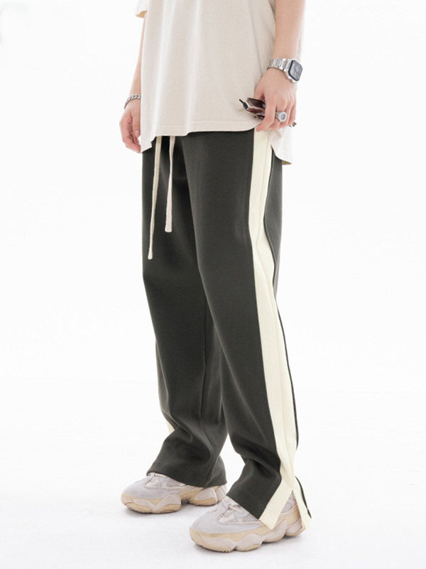 Helmiss - Patchwork Split Pants- Streetwear Fashion - helmiss.com