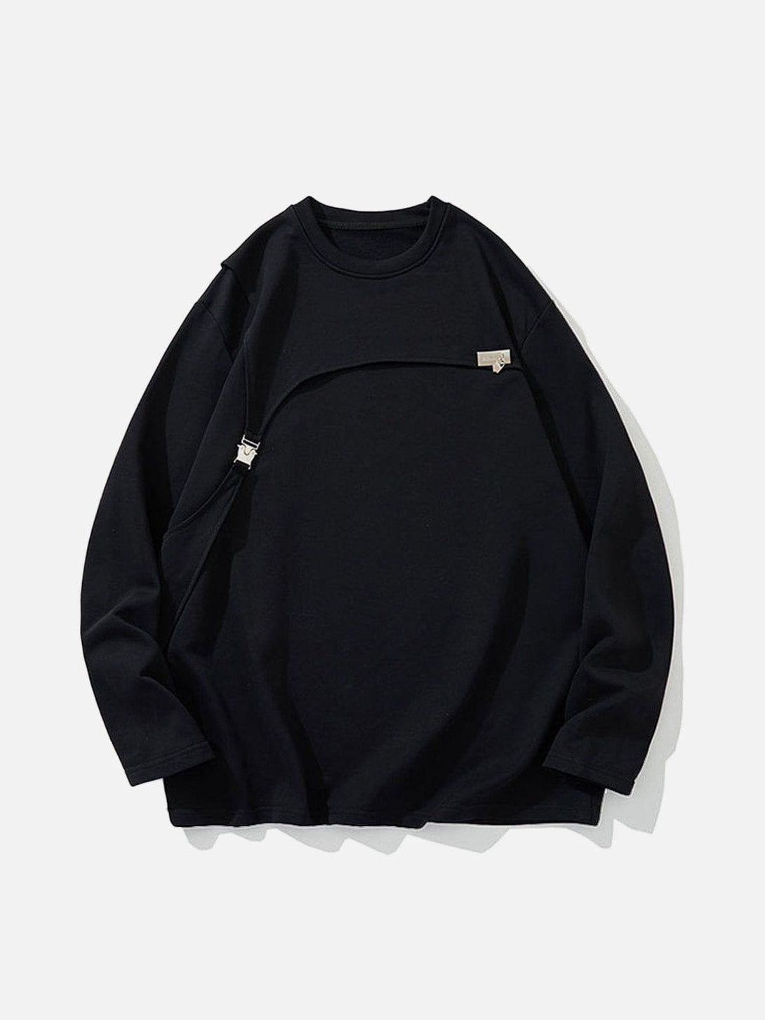 Helmiss - Patchwork solid color Sweatshirt- Streetwear Fashion - helmiss.com