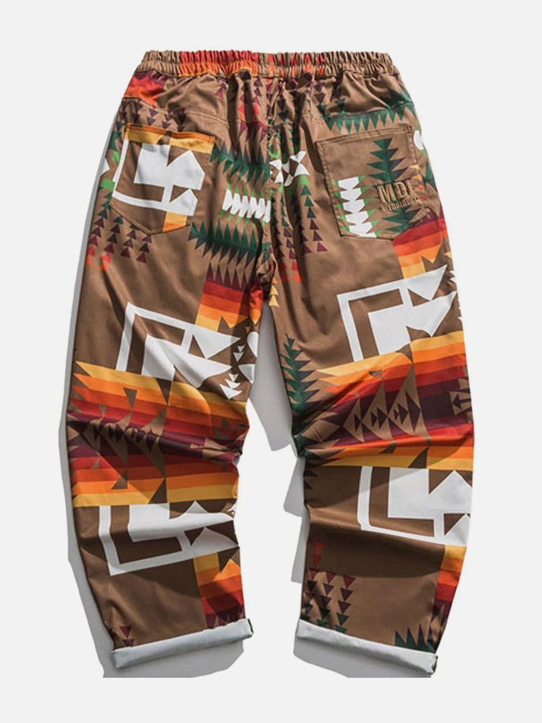 Helmiss - Pattern Full Print Pants- Streetwear Fashion - helmiss.com