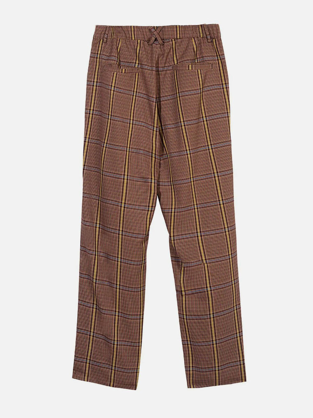 Helmiss - Plaid Full Print Pants- Streetwear Fashion - helmiss.com