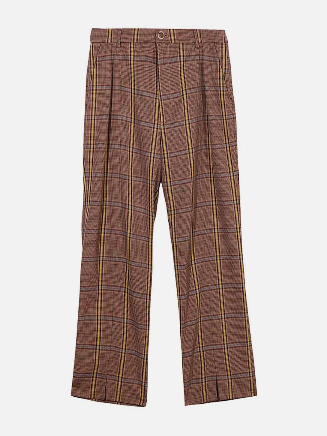 Helmiss - Plaid Full Print Pants- Streetwear Fashion - helmiss.com