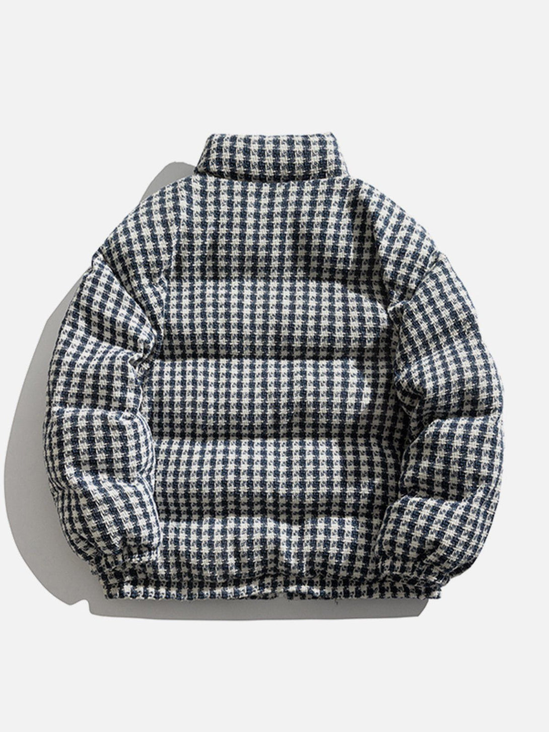 Helmiss - Plaid Labeling Winter Coat- Streetwear Fashion - helmiss.com