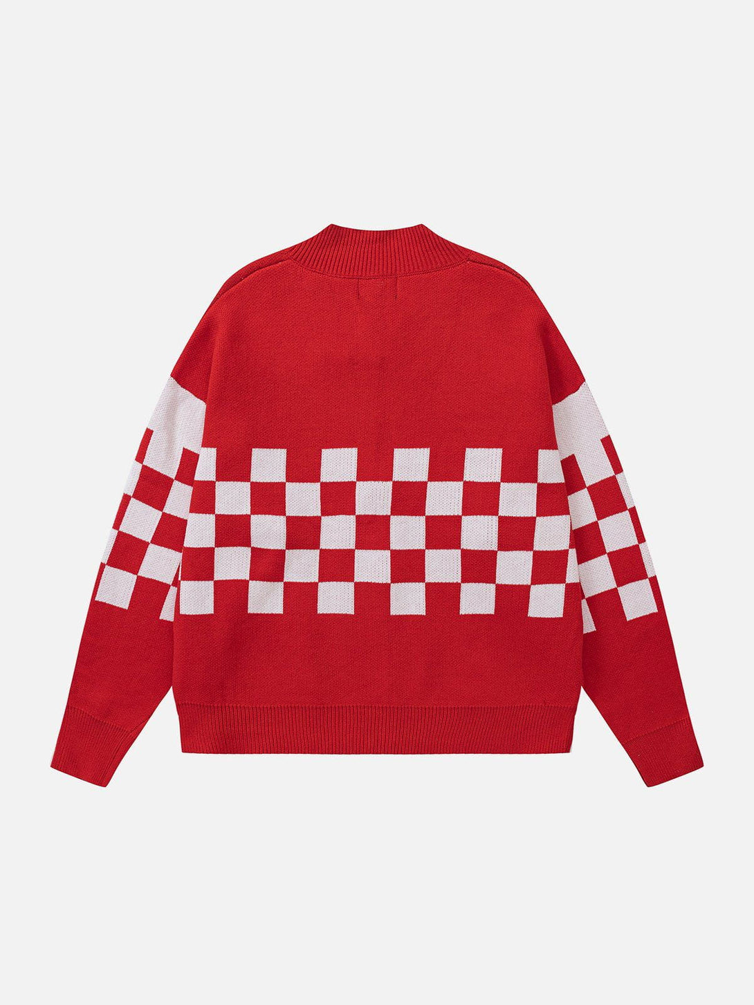 Helmiss - Plaid With Gloves Racing Cardigan- Streetwear Fashion - helmiss.com