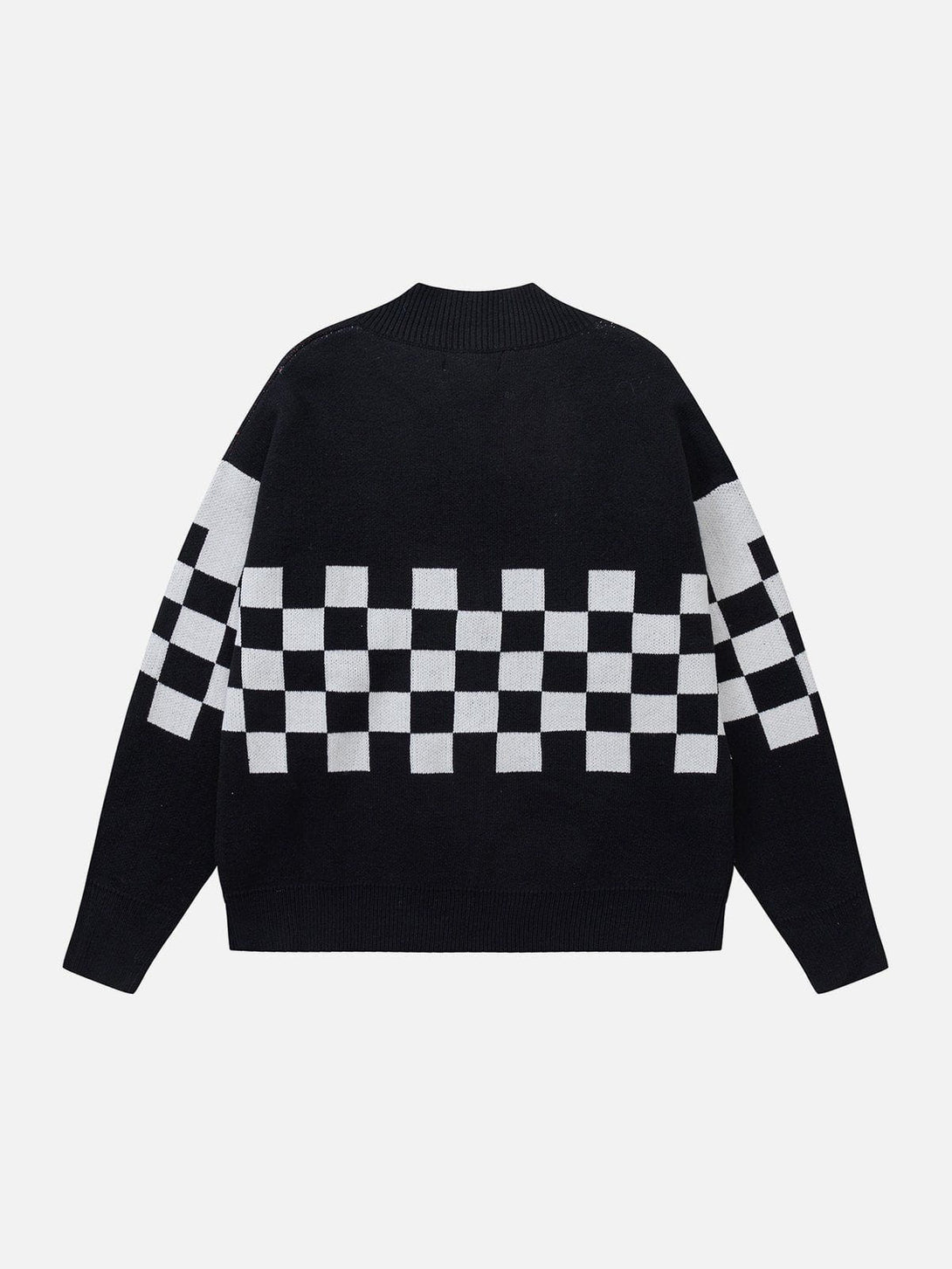 Helmiss - Plaid With Gloves Racing Cardigan- Streetwear Fashion - helmiss.com