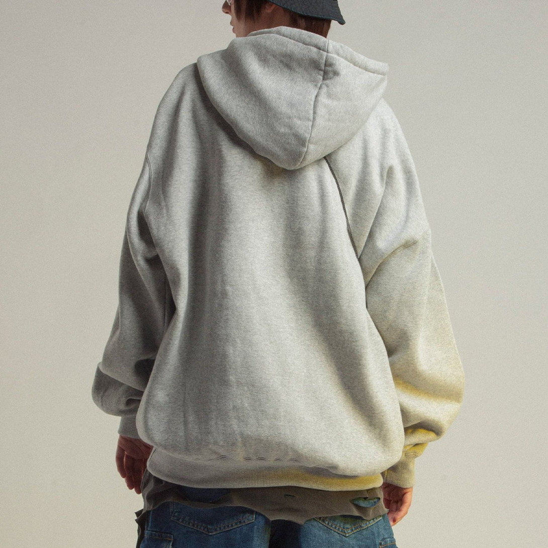 Helmiss - Planet Letter Print Hoodie- Streetwear Fashion - helmiss.com