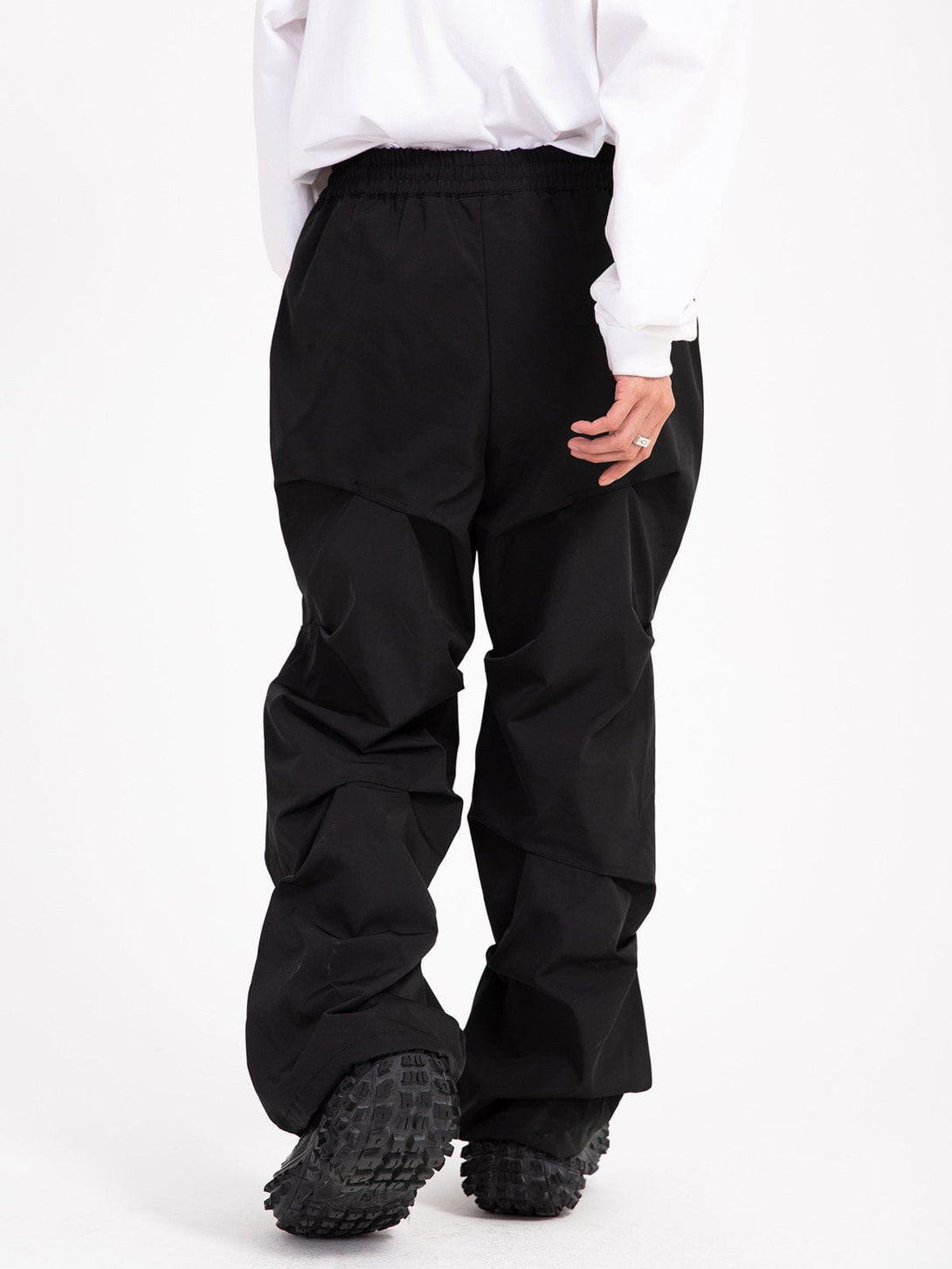 Helmiss - Pleated Layered Pants- Streetwear Fashion - helmiss.com