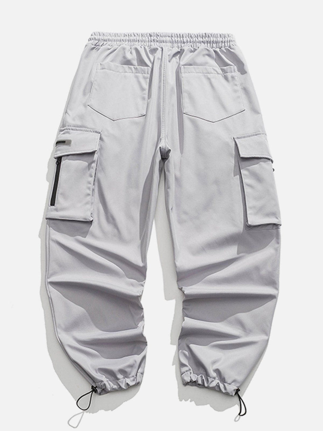 Helmiss - Pocket Tapered Leg Cargo Pants- Streetwear Fashion - helmiss.com