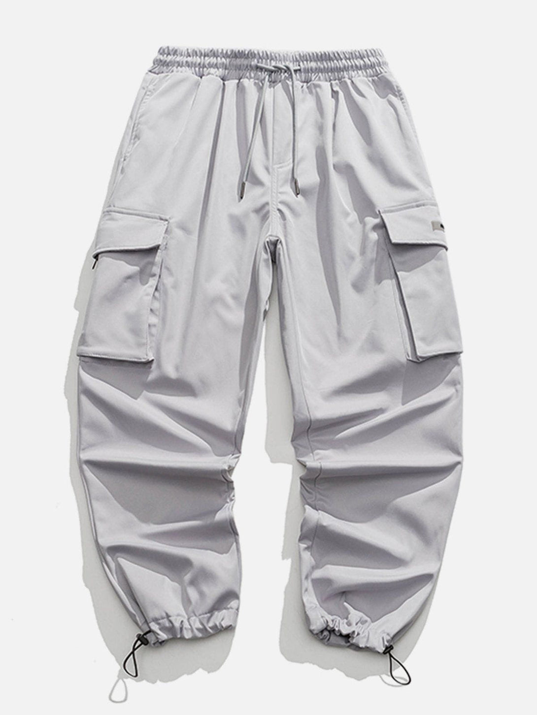 Helmiss - Pocket Tapered Leg Cargo Pants- Streetwear Fashion - helmiss.com