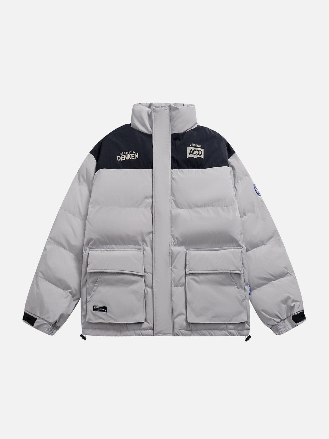 Helmiss - Pockets With Flap Winter Coat- Streetwear Fashion - helmiss.com