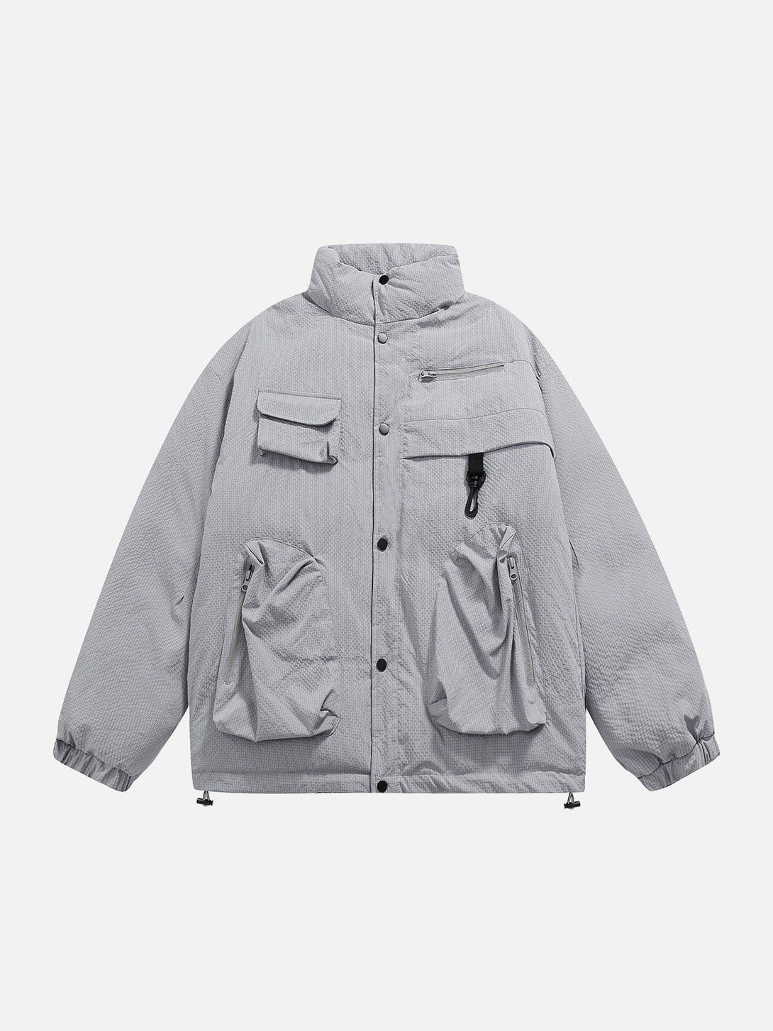 Helmiss - Pockets With Flap Winter Coat- Streetwear Fashion - helmiss.com