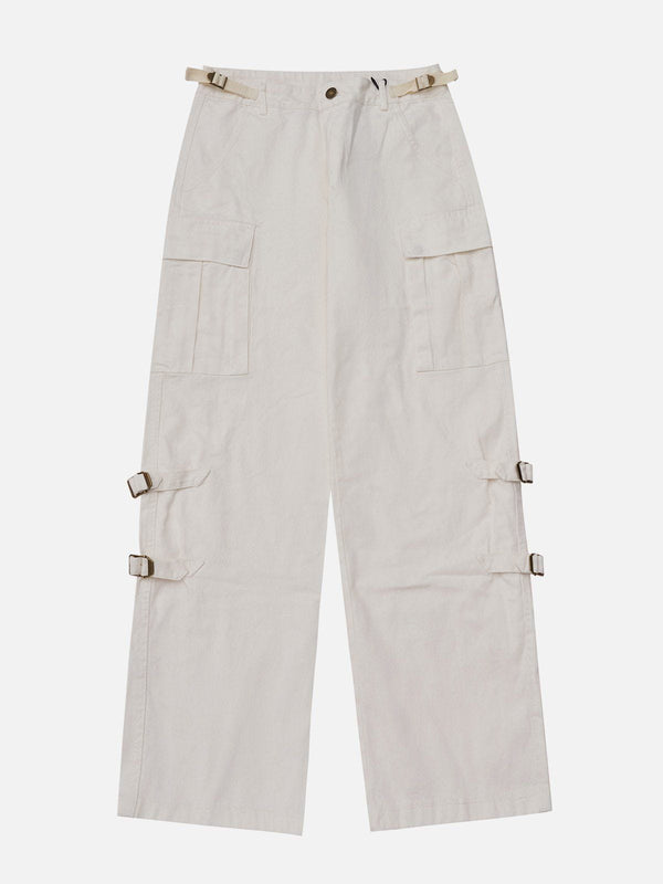 Helmiss - Pockets with Flap Pants- Streetwear Fashion - helmiss.com