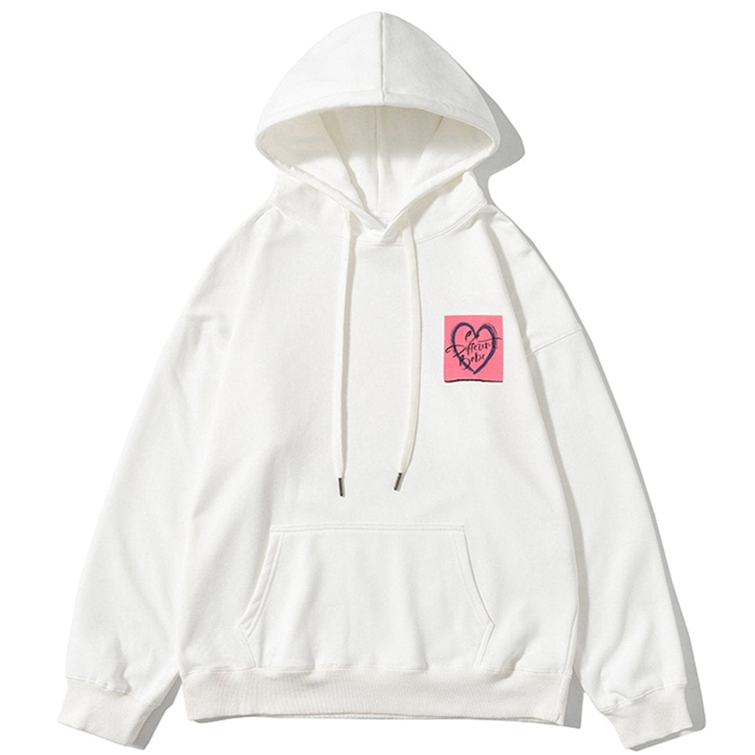 Helmiss - Post-it Note Print Hoodie- Streetwear Fashion - helmiss.com