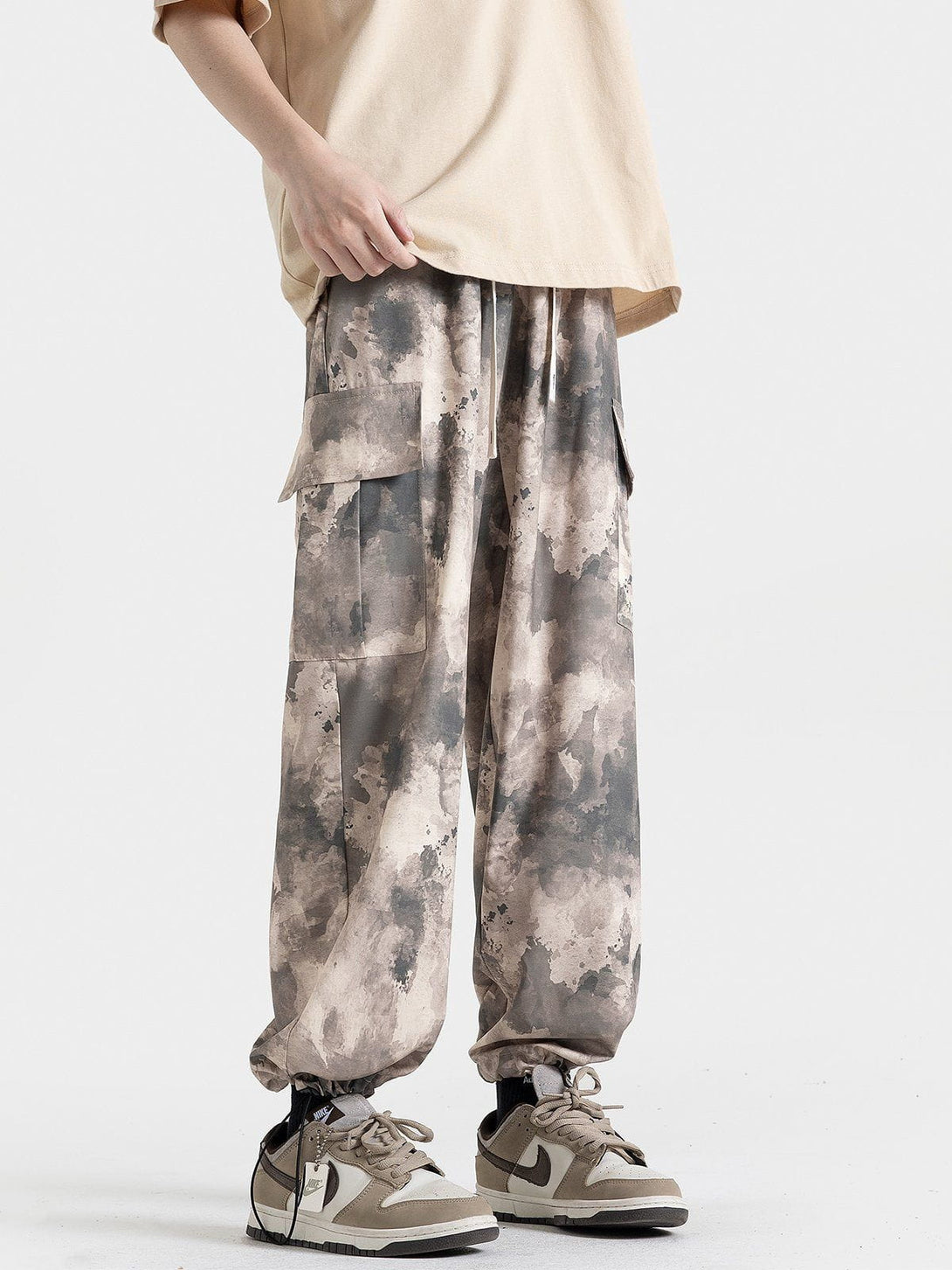 Helmiss - Printing Multi-Pocke Pants- Streetwear Fashion - helmiss.com